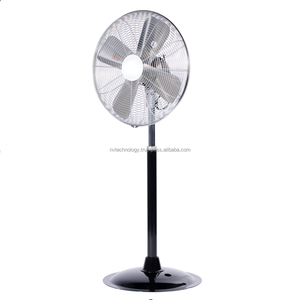 Ventilador Industrial de Pedestal de 20 Pulgadas, 5 Aspas, Metálico, Resistente, con Base para Piso - Product Image 1