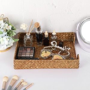 Natural Seagrass Desk Storage <b>Basket</b> Organizer Handmade Storage <b>Basket</b> Wholesale eco-friendly Made in Viet Nam - Product Image 4