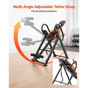 Tavolo per Inversione Terapeutica per Schiena, Capacità 136 kg, con Doppio Rullo Bloccabile per Terapia di Decompressione - Product Image 6