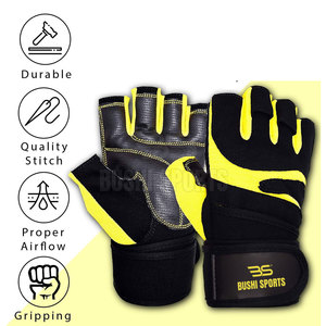 New Style Exercise Training Weightlifting Gloves Gym Fitness Half Finger <b>Weight</b> Lifting Gloves - Product Image 2