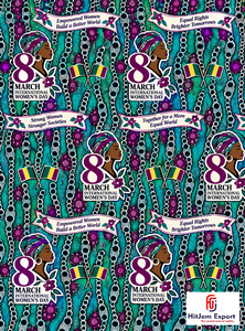 High Quality African Wax Print Fabric Ankara Custom Textile OEM ODM Manufacturer Wholesale International Womens Day - Product Image 5