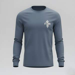 Camiseta de Manga Larga para Hombre 2026 de Alta Calidad, Cuello Redondo, 100% Algodón, Estilo Oversize, Casual, Personalizable, RIVIAN ATLANTIC - Product Image 2