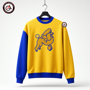 Sigma เสื้อสเวตเตอร์คอกลมปักลายสำหรับผู้หญิงแกมม่าชมรม - Product Image 1