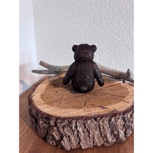 Hand Casted Bronze <b>Teddy</b> <b>Bear</b> Sculpture Vintage <b>Teddy</b> <b>Ornament</b> for Decoration Home Garden Accessories Metal Crafts - Product Image 3