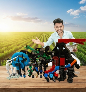 Tuyau d'irrigation goutte à goutte agricole en PE pour micro-pulvérisation, perforateur 16 trous pour vanne de dérivation, perforateur de buses d'installation et de goutteurs - Product Image 1