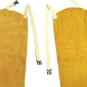 Protector de Brazo de Cuero Dividido Blanco, Resistente al Calor y a las Chispas, Funda de Seguridad para Soldadura, Ropa de Protección Térmica para el Trabajo - Product Image 6