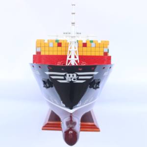 MSC OSCAR - Buque de Carga Comercial - Maqueta de Barco de Madera para Exhibición, Colección o Regalo de Recuerdo - Product Image 2