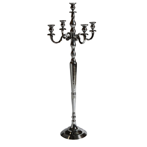 Elegant Engagement Party <b>Crystal</b> 5 Arm Candelabra Candle <b>Stand</b> for Romantic Lighting Decoration - Product Image 1