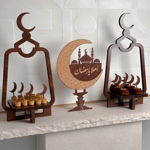 Décoration de festival musulman, décoration de l'Aïd al-Fitr, cadeau de l'Aïd al-Adha, panneau Ramadan Moubarak, décoration murale islamique, lanterne en bois du Ramadan - Product Image 4