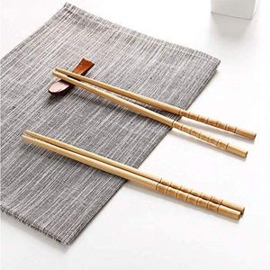 Palillos de madera duraderos para sushi, fideos, platos de arroz y presentación de comida tradicional asiática - Product Image 1
