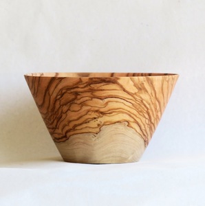 Bol en bois d'olivier fait main, bol en bois naturel, bol à collation en bois, bol à sauce en bois, bol pour le petit-déjeuner, bol rustique moderne, par Jose - Product Image 1