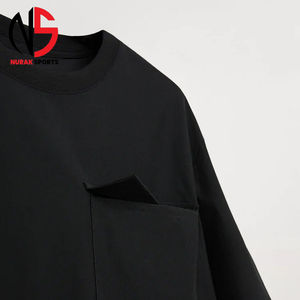 Camiseta de algodón 100% premium para hombre, de manga larga, personalizable, de alta calidad, lisa, holgada, estampada 2026 - Product Image 6