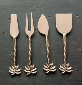Elegant Stainless Steel Spoon <b>Fork</b> Set with Gold Floral Handles Premium Dining Cutlery - Product Image 4