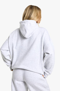 Conjunto de Sudadera y Pantalones Deportivos Casuales para Mujer, con Logotipo Personalizado al por Mayor, Ecológicos, de Pierna Recta, con Impresión por Transferencia de Calor, de Algodón Suave - Product Image 5