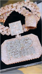 CONCEPTION Joyería Hip Hop de Lujo Personalizada, Collar con Colgante de Plata de Ley 925 con Letra 3D y Moissanita VVS Sólida, Unisex, para Fiestas - Product Image 2