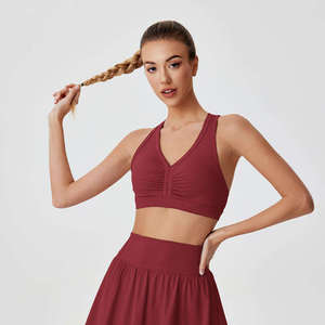 Combinaison de yoga respirante sans coutures, col rond, bretelles non convertibles, taille mi-haute élastique, longueur intégrale, sans manches, couleur unie, 100% coton - Product Image 6