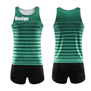 Ensemble d'uniformes de course personnalisés 2026 : Gilet et short, nouveau design avec logo d'équipe, impression numérique, sans manches - Product Image 2