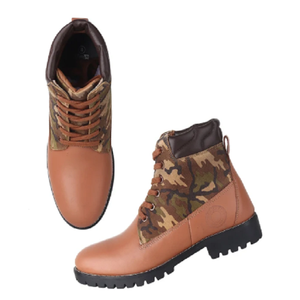 Heritage Tan – bottes décontractées à lacets pour hommes, chaussures confortables à la cheville pour les voyages, la marche en plein air et les aventures du week-end - Product Image 1