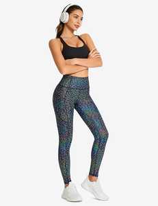 Leggings Deportivos de Cintura Alta para Mujer con Material de Compresión Transpirable para Uso Diario en Fitness y Deportes - Product Image 1