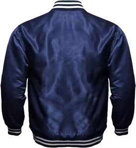 Chaquetas de Satén de Seda de Alta Calidad para Hombre, Nueva Llegada, Chaqueta de Satén Personalizada con Botones Rojos para Uso en Exteriores - Product Image 5