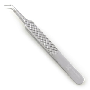 KOUNAIN-Pince à Extensions de Cils Professionnelles en Acier Inoxydable Plasma Noir à 45 Degrés, Volume de 0.03mm, Fibre Nano - Product Image 3