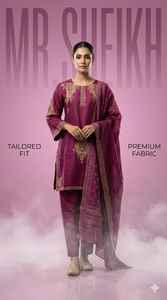 Vestido de verano listo para usar, trajes de tela Faisalabad, ropa de mujer lista para usar, shalwar kameez de diseñador de verano, tallas grandes para damas. - Product Image 5