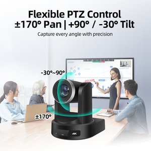 Cámara <span class=keywords><strong>PTZ</strong></span> Inalámbrica 4K con Zoom Óptico de 10X para Sala de Conferencias, con Seguimiento Inteligente por IA, para Transmisión en Vivo de Cultos Religiosos - Product Image 4
