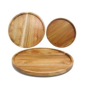Bandeja de servir de madera de primera calidad, hecha a mano, estilo rústico, para servir comida en el hogar, cocina, restaurante y comedor, en venta. - Product Image 6