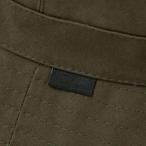Chapeaux Bob de Bonne Qualité en Tissu Vert Olive pour Hommes, Chapeau Bob Uni en Toile, Style Casual, Printemps-Été, Taille Adulte - Product Image 6