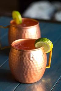 Copper Moscow mule mug <b>set</b> harbor twilight <b>beverage</b> cups reusable handmade <b>serving</b> mugs premium finish - Product Image 2