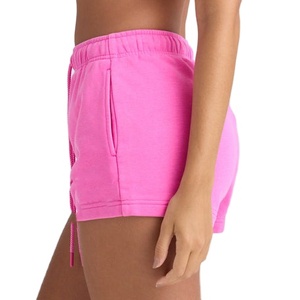 Prix de gros, logo personnalisé, nouvelle mode, short de sport taille haute coupe skinny pour femme, respirant, 100% coton, décontracté, coloré, séchage rapide - Product Image 2
