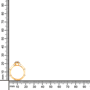 แหวนเพชรทองคำขาว 18K รุ่น Eternal Sunburst ประดับเพชรแบบ Halo ฉลุลายละเอียดอ่อนด้วยทองคำขาว 18K พร้อมประดับเพชรแบบ Pavé ระยิบระยับ - Product Image 5