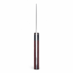 Cuchillo de Cocina Burraq de Hoja Recta con Punta Caída de 12 Pulgadas, Hoja de Acero de Damasco, Mango de Madera, Grosor de 0.5mm, Grado Industrial, Individual - Product Image 1
