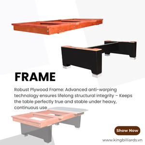 Mesa de Billar Premium Ultra X de 9 Pies para Torneos, Esquinas de Aluminio Niquelado, Rieles Resistentes a los Arañazos de Madera de Caucho, Precio Competitivo - Product Image 5