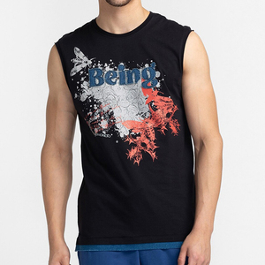 Camiseta sin Mangas para Hombre, Personalizada, Deportiva, 100% Algodón, Estilo Vintage, en Oferta - Product Image 1