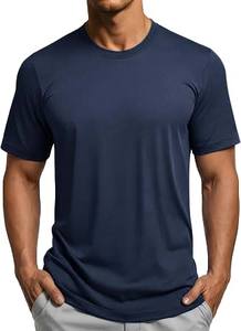 Ropa Deportiva de Alto Rendimiento, Camiseta de Gimnasio con Cuello Redondo, Ropa Atlética Regular, Ropa de Entrenamiento de Manga Corta - Product Image 2