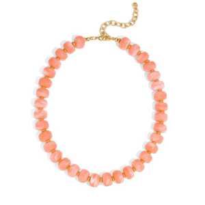 Nouveau Collier Perlé Tendance Fait Main en Résine Écologique de Couleur Irrégulière, Design de Niche, Artisanat Rétro Thème Ange - Product Image 3