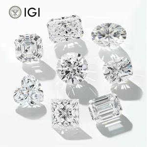 Diamant de laboratoire certifié IGI, taille Radiant, D VVS2, pierre libre, 1ct 2ct 3ct 4ct 5ct, HPHT CVD, diamant créé en laboratoire en promotion - Product Image 4