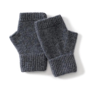 Winter Knitted <b>Fingerless</b> <b>Gloves</b> Thermal Wrist Length Casual Polyester/Cotton Quick Dry Outdoor Gray - Product Image 1