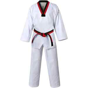 Tenues d'entraînement de Taekwondo personnalisées à prix abordable, Kimonos de Jiu-Jitsu, Uniformes de Taekwondo sur mesure, Uniformes de Taekwondo respirants au design personnalisé - Product Image 1