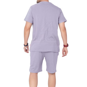 Ensemble d'été premium pour homme – Tenue décontractée respirante en deux pièces (chemise et short) en tissu doux pour activités de plein air - Product Image 2