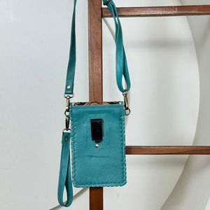 Bolsos de Mano Pequeños de Cuero Genuino Hechos a Mano de Moda 2025, Bolsos Cruzados Pequeños de Cuero Vacuno con Pelo para Mujer - Product Image 5