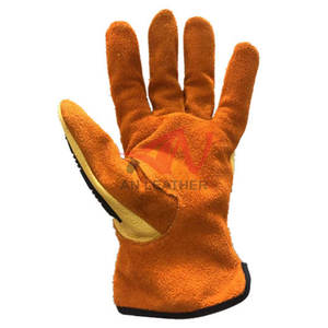 Guantes de Trabajo de Cuero TPR Resistentes a Impactos, Diseñados para Máxima Seguridad y Control en el Trabajo, Más Vendidos - Product Image 2
