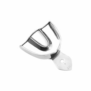 Plateaux d'empreinte dentaire personnalisés de qualité supérieure avec logo, certifiés CE Classe II, garantie 5 ans, pour équipement dentaire manuel - Product Image 1