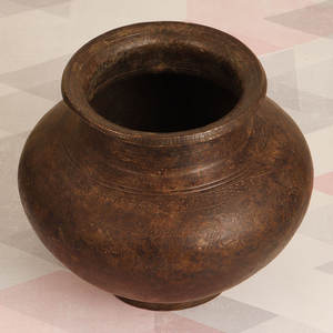 Lota de maceta de agua antigua hecha a mano al por mayor para almacenamiento, maceta de Latón para Decoración del hogar, artículos de regalo a granel, al por mayor - Product Image 1