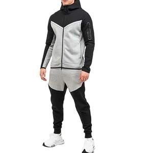 Conjunto de Sudadera y Pantalones Deportivos Personalizados para Hombre, Pantalones Deportivos con Estampado en Serigrafía, Pantalones Deportivos Resistentes con Lavado Ácido, Conjunto de Sudadera con Capucha y Pantalones Deportivos para Hombre - Product Image 5