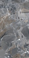 Carreaux de porcelaine Opera Grey 600x1200mm, finition mate, aspect marbre, pour sol et mur, pour salon, salle de bain, hôtel