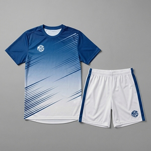 Conjunto de Jersey y Pantalones Cortos Deportivos para Hombre MBS_Aero_Glacial_Drift_Uniform con Logotipo Estampado en la Parte Delantera, Malla Transpirable, 100% Poliéster, para Invierno - Product Image 1