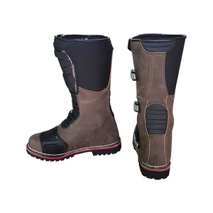 Botas de Motocicleta de Cuero, Deportivas, de Seguridad, de Alta Calidad, para Motocross y Carreras - Product Image 1