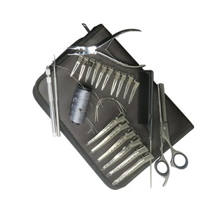 Professional Hair Extension Tool Kit <b>Set</b> with <b>Pliers</b> Loop Needle Clips & Sectioning Tools Salon Hair Extension Installation Kit - Product Image 4